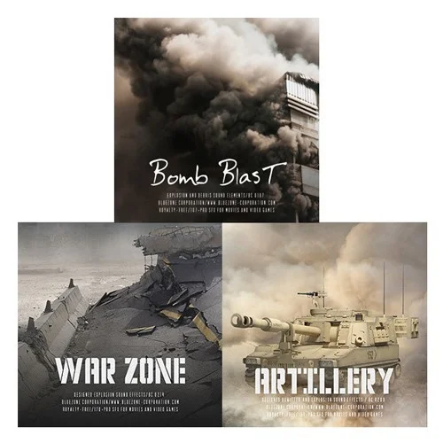 Bluezone Explosion Sound Effects Bundle interface