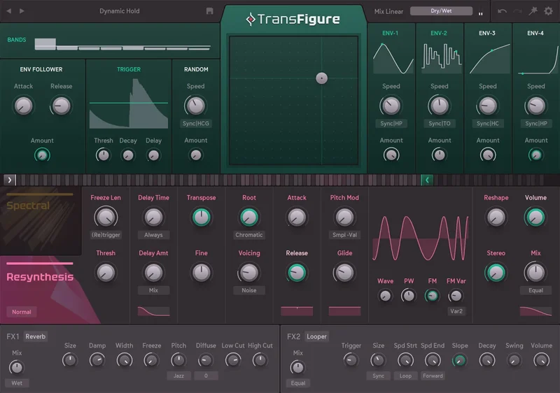 Sugar Bytes Transfigure interface