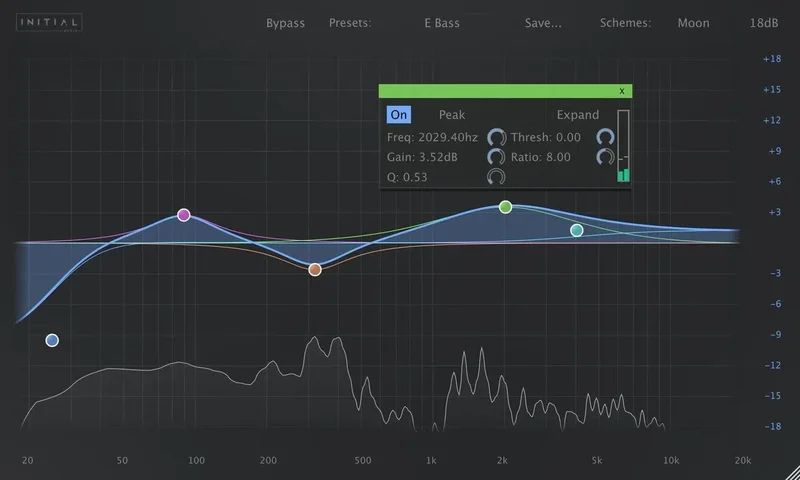 Initial Audio Dynamic EQ interface