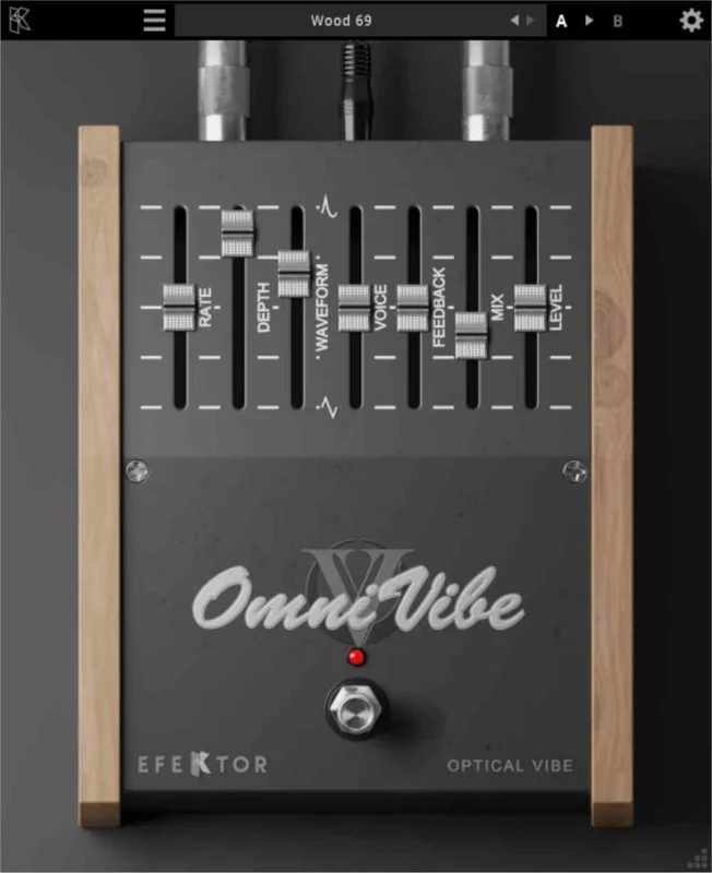 Kuassa EFEKTOR Omnivibe interface