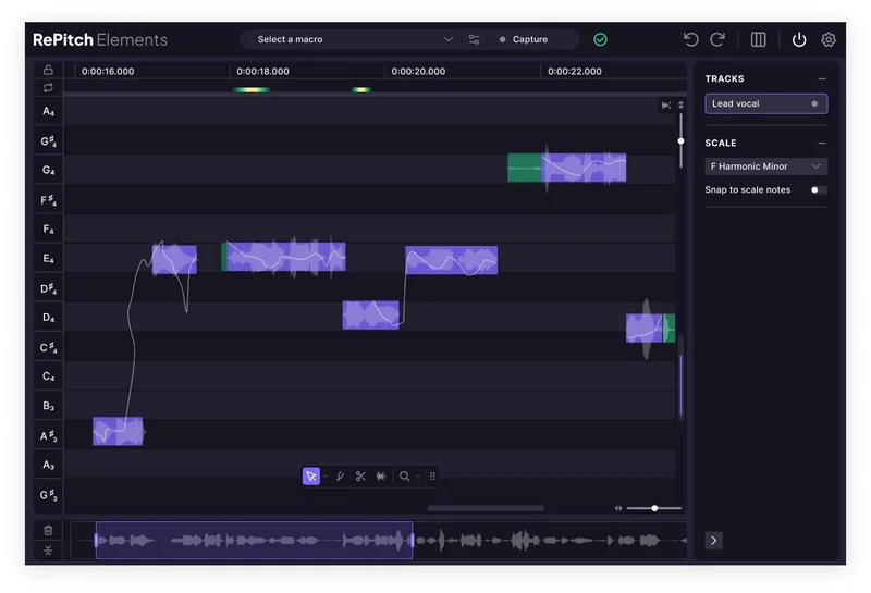 Synchro Arts RePitch 2 Elements Crossgrade from VocAlign or Revoice Pro interface