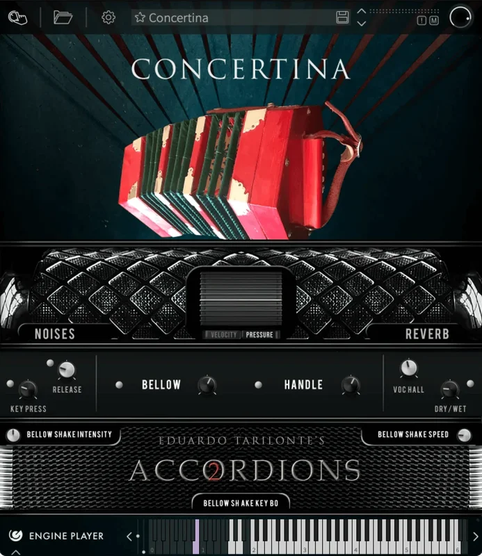 Engine Audio Accordions 2: Concertina interface