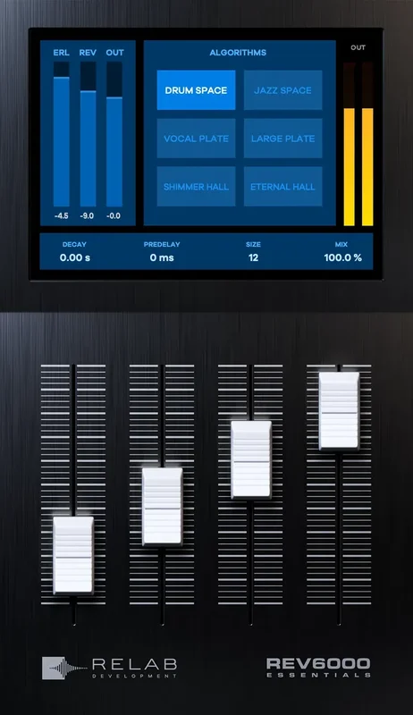 Relab REV6000 Essentials interface