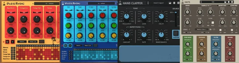 AudioThing Drum Machines Bundle interface