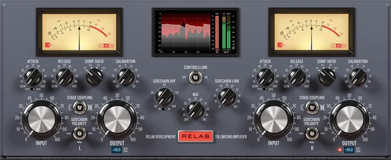 Relab 176 Tube Compressor/Limiter interface