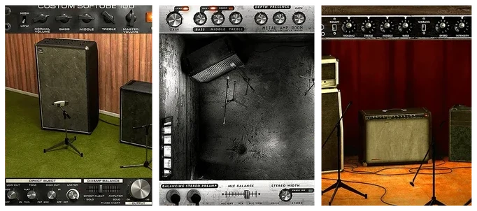 Universal Audio Softube Amp Room Bundle interface