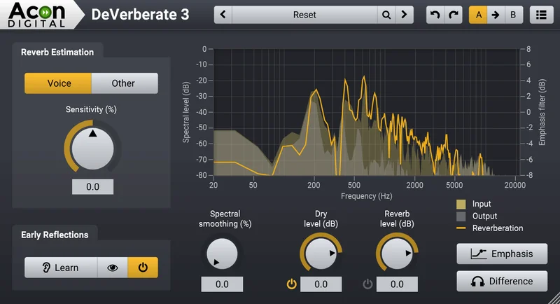 Acon Digital DeVerberate 3 Upgrade from DeVerberate 1 or 2 interface
