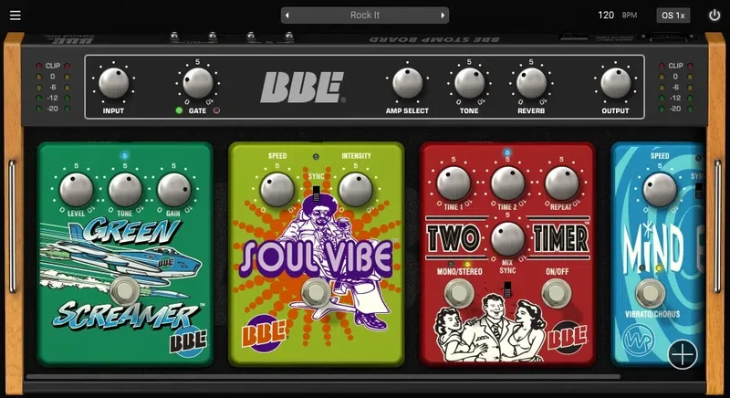 BBE Sound Stomp Board interface