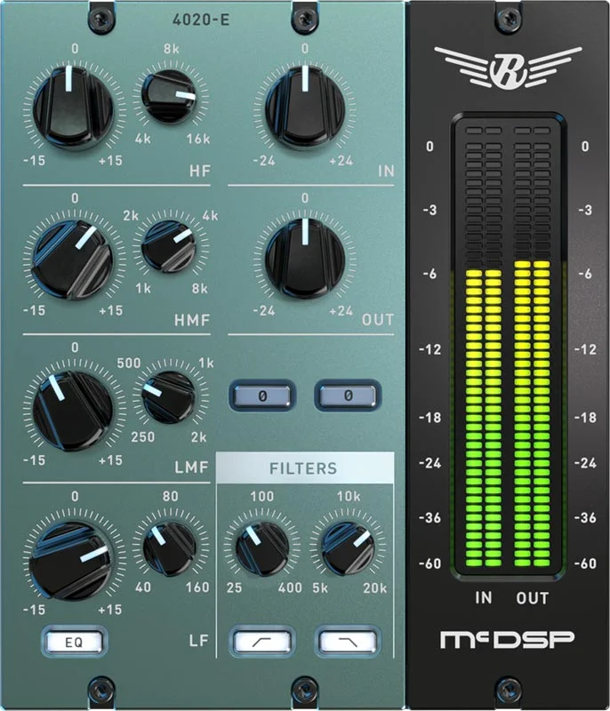 McDSP 4020 Retro EQ Native v7 Upgrade from v6 interface