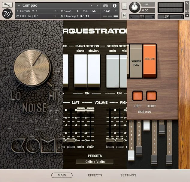 Wavesfactory Retro Keys 1 interface