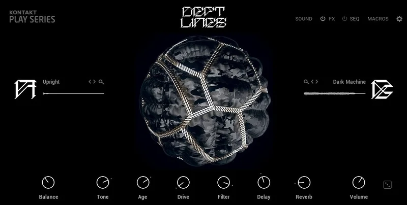 Native Instruments Deft Lines interface