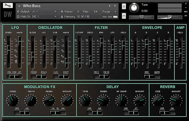 Loot Audio Zero 1 Synth interface