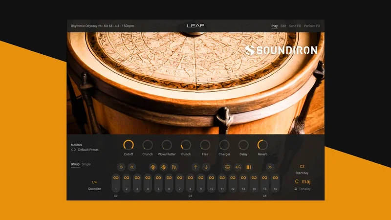 Soundiron Rhythmic Odyssey Vol 4 interface