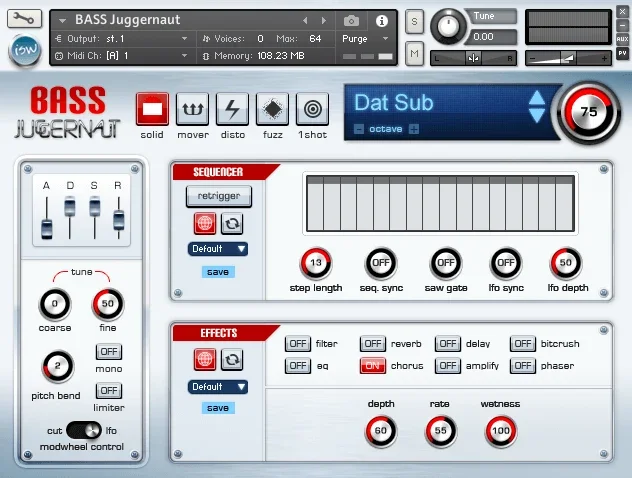 Impact Soundworks Juggernaut interface