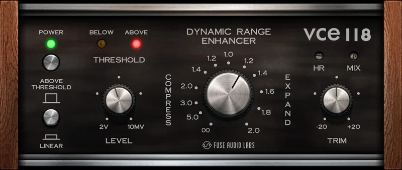 Fuse Audio Labs VCE-118 – Dynamic Range Enhancer interface