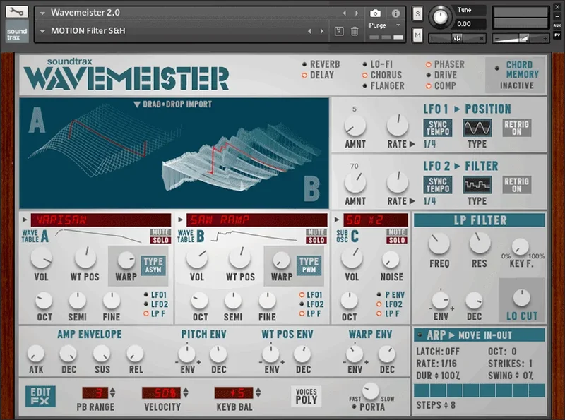 Soundtrax Wavemeister 2 Kontakt Library interface