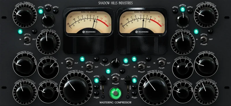 Shadow Hills Mastering Compressor interface
