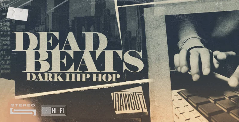 RawCutz Dead Beats - Dark Hip Hop interface