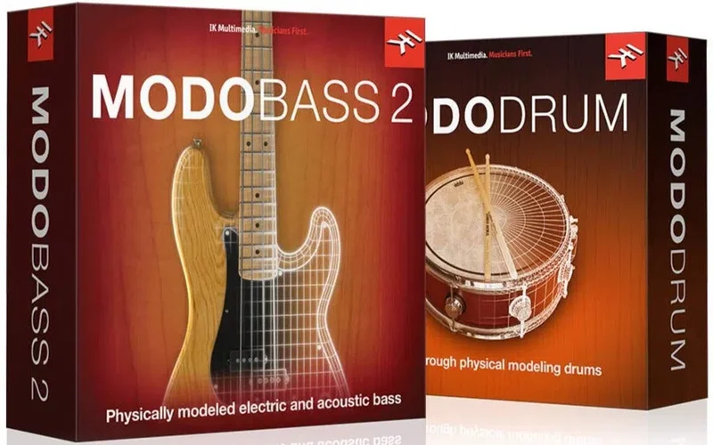 IK Multimedia MODO Bass 2 + MODO Drum 1.5 Bundle interface