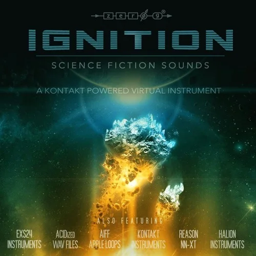 Zero-G Ignition: Science Fiction Sounds interface