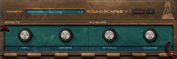 AudioThing Soundscapes Vol.1 interface