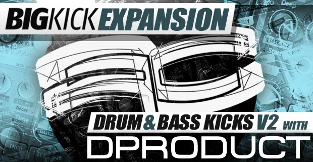 Plugin Boutique BigKick Expansion V13 - Drum & Bass Kicks V2 with D Product interface