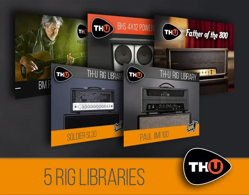 Overloud TH-U Bundle of 5 Rig Libraries interface