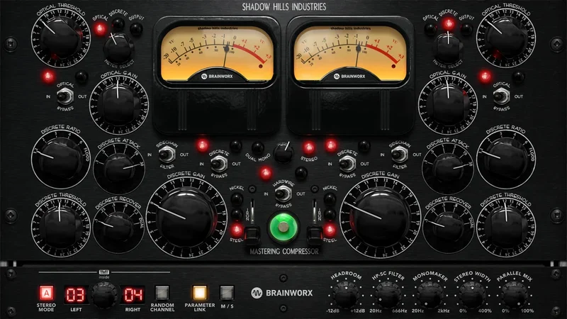 Shadow Hills Mastering Compressor Class A interface