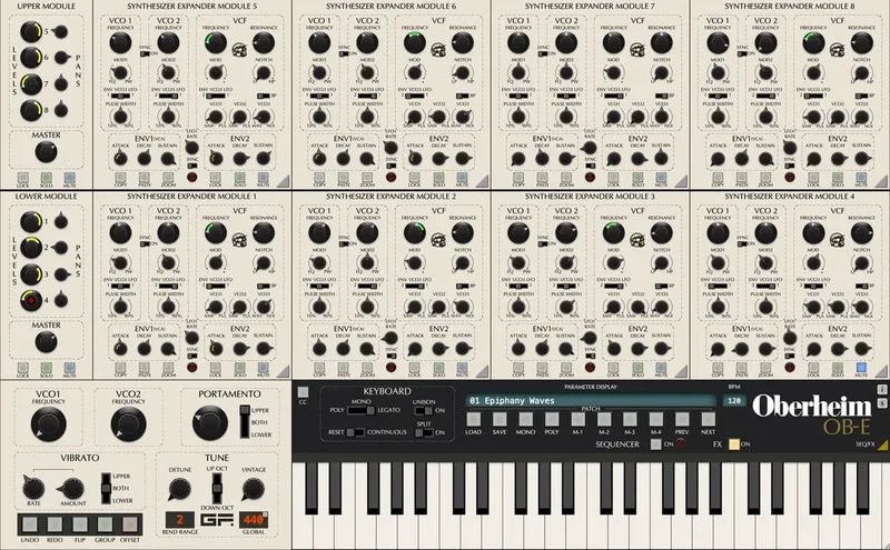 GForce Oberheim OB-E interface