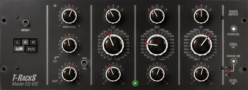 IK Multimedia T-RackS Master EQ 432 interface