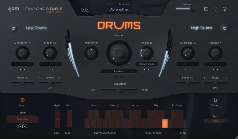 UJAM Crossgrade to DRUMS interface