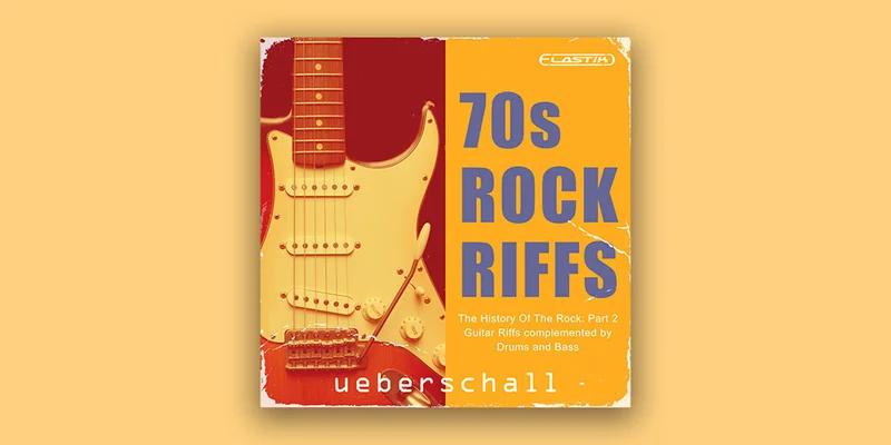 Ueberschall 70s Rock Riffs interface