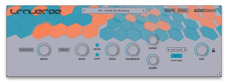 Audio Damage Traverse interface