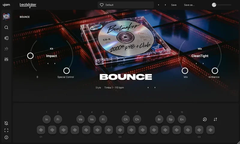 UJAM Beatmaker DOPE 2 interface