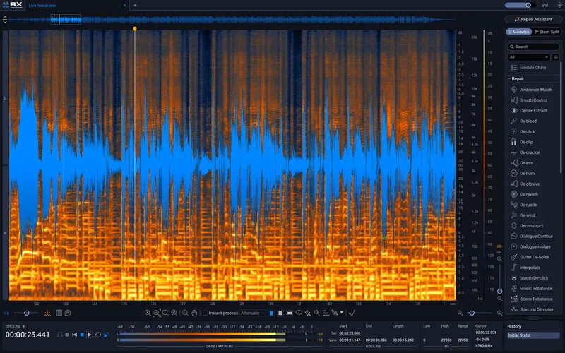 iZotope RX 12 Standard Update from RX 10 Standard interface