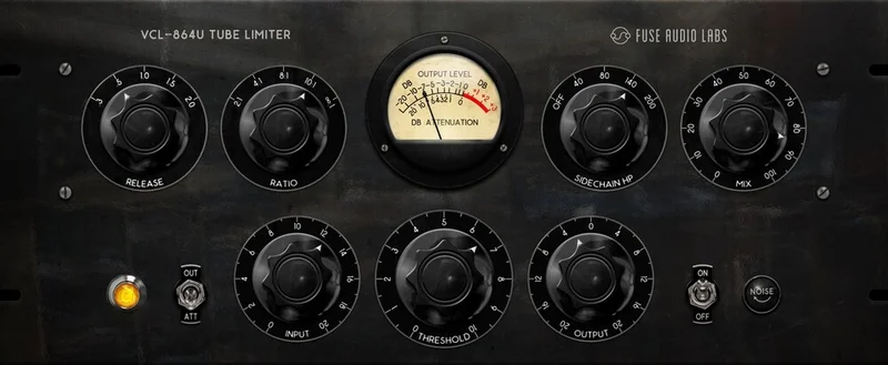 Fuse Audio Labs VCL-864U Vintage Tube Limiter interface
