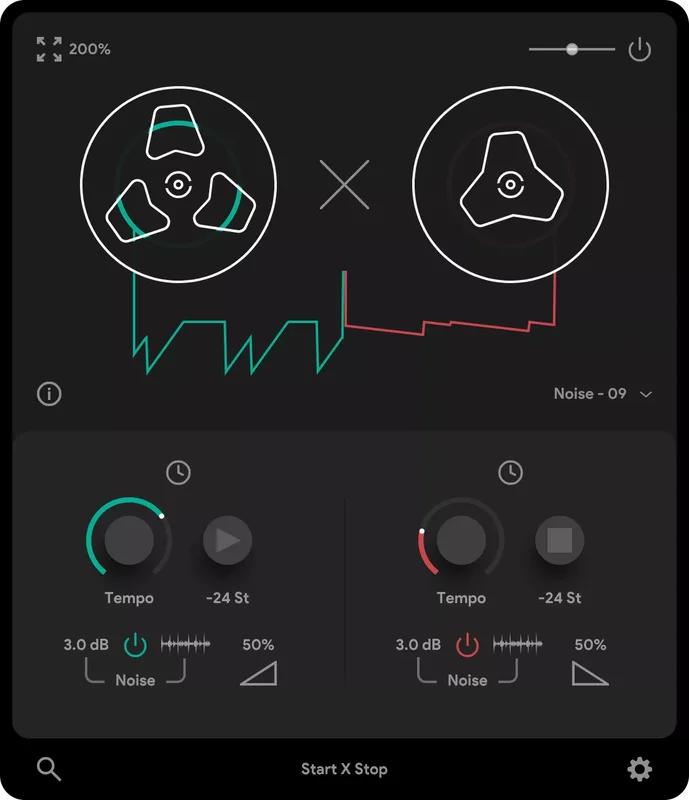 Thenatan Audio TapeStop interface
