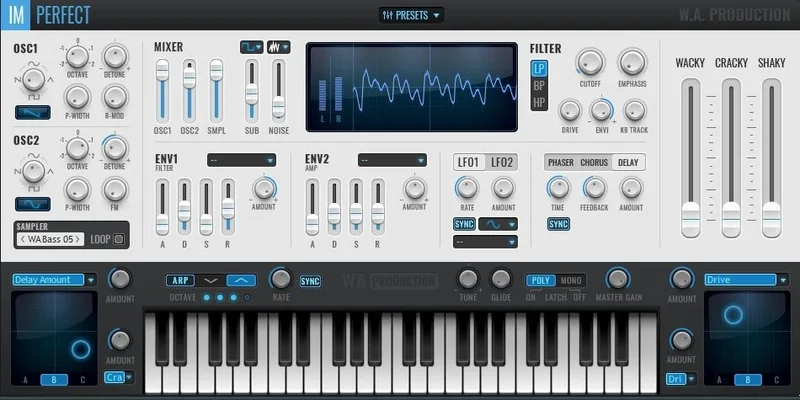 W. A. Production ImPerfect interface