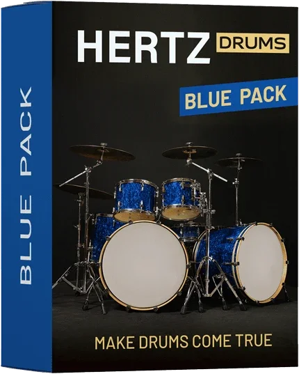 Hertz Drums Blue Pack interface