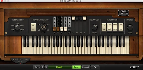 AIR Music Technology DB-33 interface