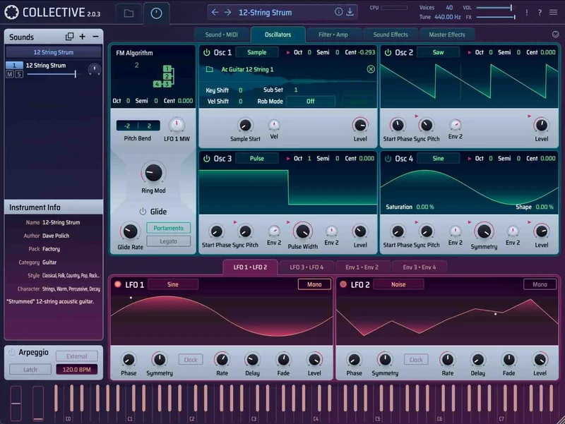 Tracktion Collective 2 interface