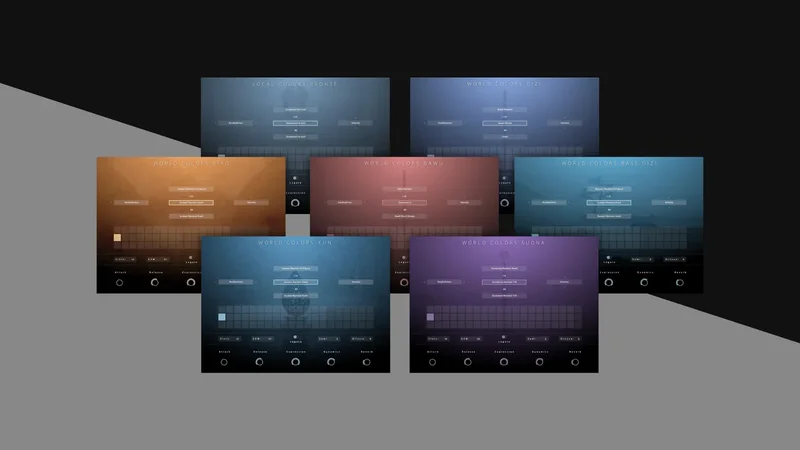 Evolution Series Colors - Expressive Winds Collection interface