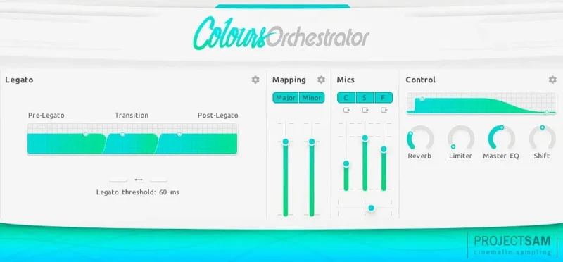 Project SAM Colours: Orchestrator interface