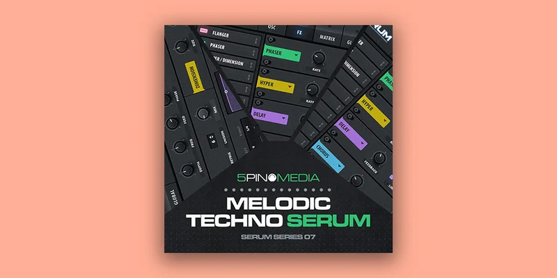 5Pin Media Melodic Techno Serum interface