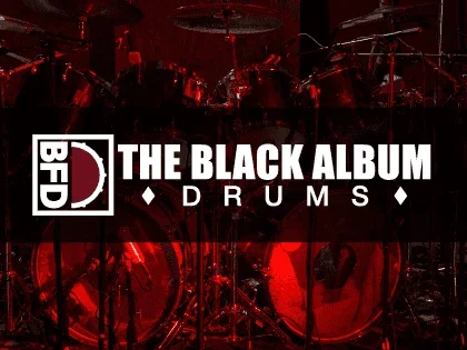 BFD The Black Album Drums interface