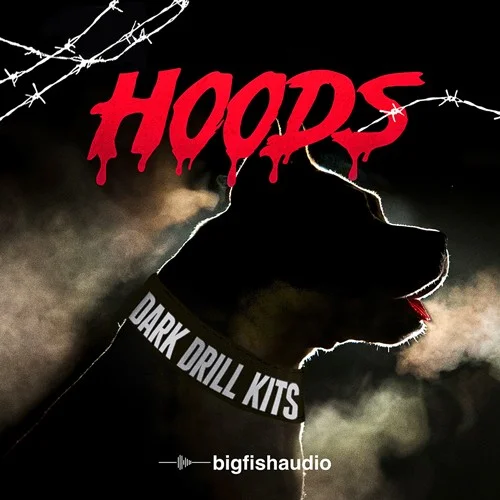 Big Fish Audio Hoods: Dark Drill Kits interface