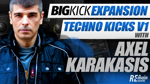 Plugin Boutique BigKick Expansion V5 - Techno Kicks with Axel Karakasis interface
