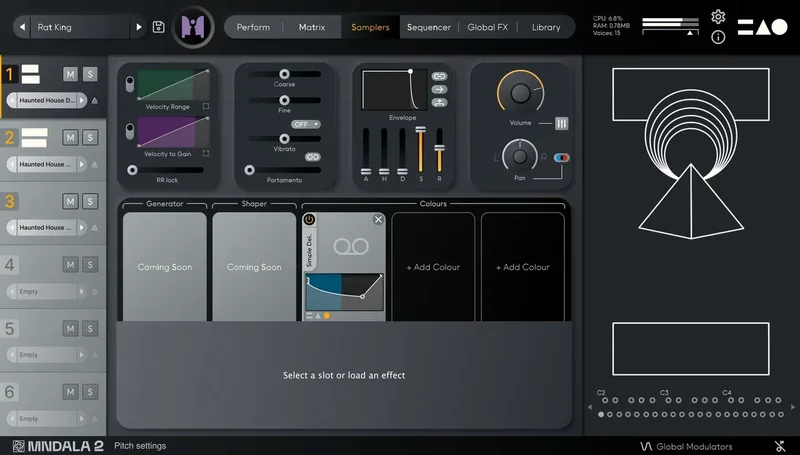 MNTRA Kymera interface