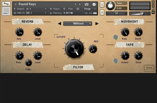 Iamlamprey Found Keys interface