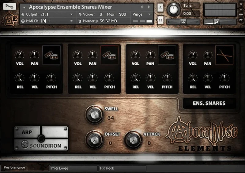 Soundiron Apocalypse Percussion Elements interface
